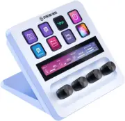 Stream Deck + White, Audio Mixer, Live Production and Studio Controller for Cont
