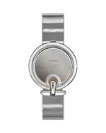 Tory Burch The Pierced Two Hand Silver Tone Stainless Steel Watch, 36mm