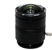 HD 4K 12MP CCTV Lens 3.2MM CS Interface 150 Degree Aperture F2.0 Format 1/1.7 Inch for Surveillance IP Gun Camera