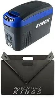 [Adventure Kings] 15L Console Fridge + Portable Steel Fire Pit