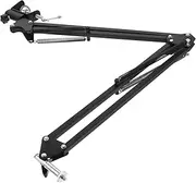 Housoutil Cantilever Bracket Computer Camera Computer Desktop Stand Metal Webcam Holder Desktop Webcam Clamp Desktop Camera Video Camera for Computer USB Camera Projector Copper Accessories