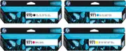 HP 970/971 Ink Cartridge Value Pack - Includes: [2 x Black, 1 x Cyan, Magenta, Yellow]