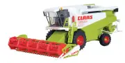Kibri 12263 - H0 Claas Combine Harvester With Cutting And Corn Header - New
