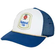 Natural Light Vintage Logo Trucker Hat Blue