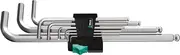 Wera 950/9 Metric Chrome-Plated Hex-Plus 1 L-Key 9-Pieces Set