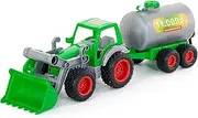 Polesie Polesie8794 Farmer Technic Tractor with Front Loader and Tanker Toy
