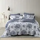 Bianca Amorette Bedspread Set Blue. French Provincial inspired bedspread