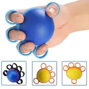 Hand Therapy Grip Strengthener Ball Stretcher Finger Pow Fitness Arm Exercise Muscle Relex Recovery Rehabilitation Equipment - SNNGV 10lb Blue Sil...