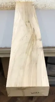 WS97) Ambrosia Maple Slab (36" x 6.75") Lumber 3" thick Kiln Dried Wood