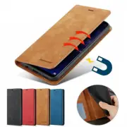 Slim Leather Case Cover for Samsung Galaxy A14/A24/A34/A54 Magnetic Flip Wallet