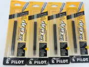 4 PK - Dr Grip 77227 MEDIUM Point Retractable Ball Point Pen Ink Refill, BLACK