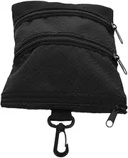 MOBUTOFU Portable Golf Pouch Bag Durable Multi Pocket Storage for Valuables Compact Design for Golf Accessories Organization for Men and Women