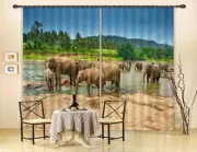 3D River Icon 566 Blockout Photo Curtain Print Curtains Drapes Fabric Window AU