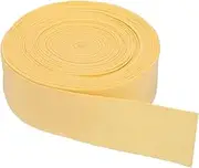 uxcell Single Fold Bias Tape, 11 Yards 1-3/16"(30mm) Wide Cotton Bias Binding Tape Hemming for DIY Crafts Garment Sewing Seaming Piping Quilting, Light Yellow