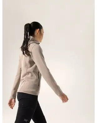 Arcteryx 始祖鳥 Kyanite Hoody 女款 彈性刷毛外套/Power Stretch保暖外套 X000006939 深煙燻棕 Dark Smoke Bluff