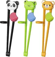 3 Pair Kids Training Chopsticks - Practice Chopsticks - Reusable Children Adult Learning Chopsticks - Easy to Use Chopsticks | for Beginners Toddler, Right Or Left Handed