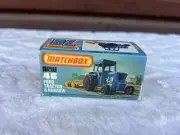 1976 46 Matchbox 1-75 Superfast No46C Blue Ford Tractor NO Harrow Near Mint J