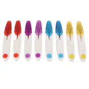 8Pcs Thread Snips Safety Cover Spring Action Wide Application Thread Cutter Tool
