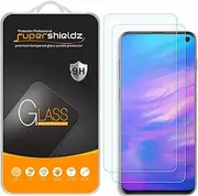 (2 Pack) Supershieldz for Samsung Galaxy S10e (Not Fit for Galaxy S10) Tempered Glass Screen Protector, Anti Scratch, Bubble Free