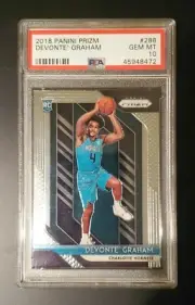 2018 PANINI PRIZM DEVONTE GRAHAM ROOKIE PSA 10