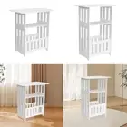 Side Table Space Saving Home Decor Wood End Table for Living Room Sofa Dorm