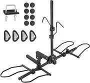 VEVOR Hitch Mount Bike Rack, 160 LBS Capacity Ebike Rack, 2-Bike Platform Style for 2-inch Receiver, Titling and Folding Bike Carrier with Tires up to 5" Wide, for Car, SUV, Truck, RV