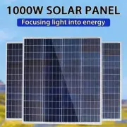 500W1000W 12V Photovoltaic Solar Panel, Power Bank Kit Controller Solar Plate