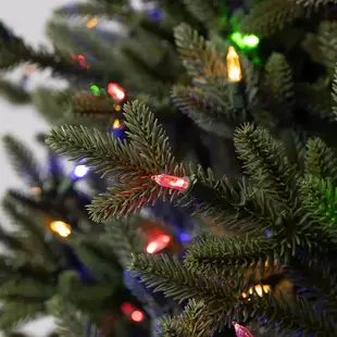 💓好市多代購/可協助售後/貴了退雙倍💓 7-9呎 可伸縮LED聖誕樹可調整至 210-270公分 850顆可變色 LED燈 附無線遙控器，可控制7種燈光效果