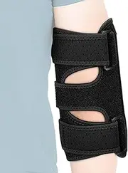 Elbow Sleeve - Cubital Tunnel Brace | Removable Metal Splints, Comfortable Adjustable Arm Wrap for Sport Tennis Golf Badminton