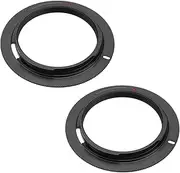 SING F LTD 2pcs Aluminum Alloy Lens Mount Adapter for M42 Lens Compatible with PENTAX K-5 K-3 Outer Diameter 60mm Inner Diameter 41.1mm Camera Lens Adapter Black