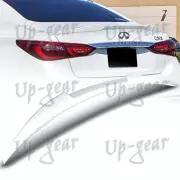 For 2014-2022 Infiniti Q50 W-Power Pearl White V-Style Rear Trunk Lid Spoiler