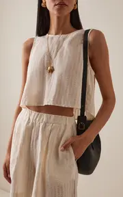 [Asceno] The Kobe Cotton-Linen Top