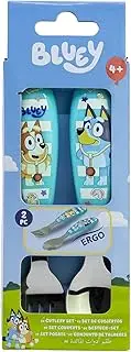 Bluey Children's Cutlery Set 2-Piece Stainless Steel with Fork and Spoon