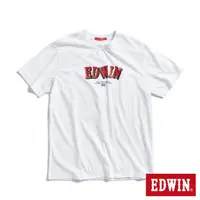 在飛比找momo購物網優惠-【EDWIN】男裝 網路獨家↘積木LOGO短袖T恤(白色)
