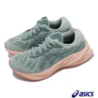 在飛比找PChome24h購物優惠-Asics 亞瑟士 慢跑鞋 Novablast 3 女鞋 綠