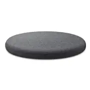 Breathable Memory Foam Round Cushion Washable Stool Cover Mat for Home Bedroom Dark Grey 40cm