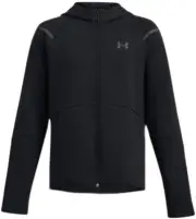 Boys' UA Unstoppable Fleece Full-Zip Black Size M