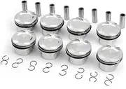Repair Parts 8pcs N63 Engine Pistons & Rings Set 11:1 for BMW 550i 750i X5 F01 F02 F03 E70 E71 N63 4.4L V8 11257613626 11257576475 8907510000