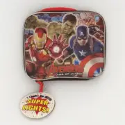Marvel AVENGERS Age Of Ultron Lunch Box Soft Cooler-Red/Blue-Does Not Light Up