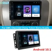 10.1" Android 10.1 Stereo Radio Head Unit GPS Wifi For Chevy Silverado GMC Yukon
