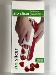 Zip Slicer Cherry Tomatoes & Grapes Slicer, Red or Green, *FAST FREE SHIPPING *