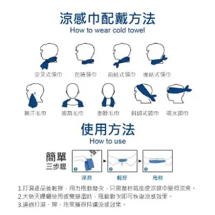 極速涼感吸濕降溫冰涼巾20入組(涼感巾 降溫毛巾 運動毛巾 消暑 夏日必備)