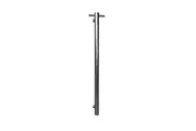 HOTWIRE Hotwire Vertical Heated Towel Rail Low Voltage - Single Round Bar (H900mmxW32mm) - Chrome