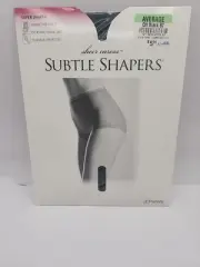 JCPenny Sheer Caress Subtle Shapers Super Shaper Girdle Off Black 87 average