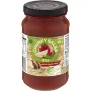 Woolworths Salsa Chunky Mild 375g