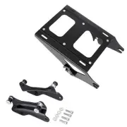 Detachable Tour Pack Mount Rack W/ Docking Hardware Kit For Harley Touring 14-24
