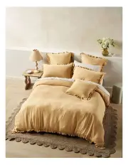 [Linen House] Lucy Quilt Cover Set in Saffron