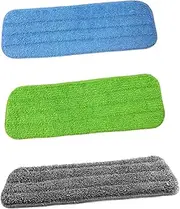 CHILDWEET 3Pcs Hand Spray Mop Cloth Durable Cleaning Tool for Household Efficient Dust Dirt Removal for Corners Walls Windows and Floors Space Saving Design