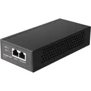 Edimax IEEE 802.3bt Gigabit Ethernet 60W PoE++ Injector/Wall Mount Adapter Black
