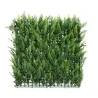 20"x20" Artificial Faux 3D Mix Leaves Privacy Fence Screen Decor Mats Hedge #10